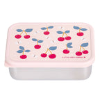 Stainless steel lunch box: Cherries