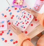 Stainless steel lunch box: Cherries