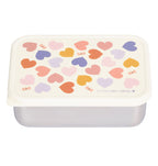 Stainless steel lunch box: Hearts