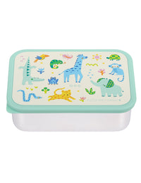 Stainless steel lunch box: Jungle