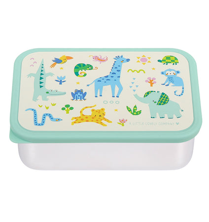 Stainless steel lunch box: Jungle