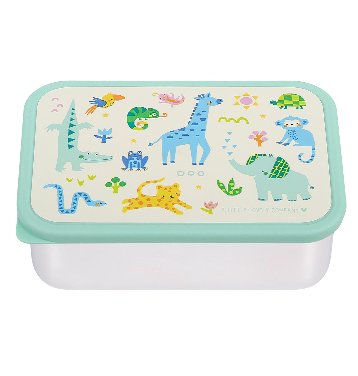 Stainless steel lunch box: Jungle