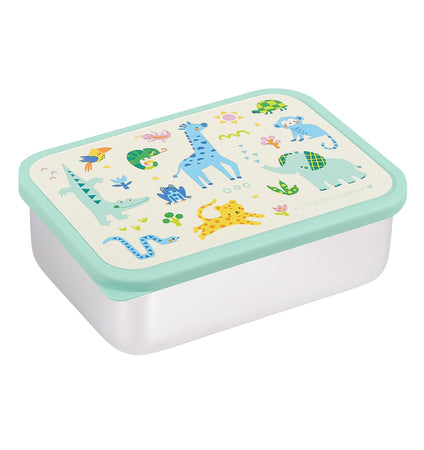 Stainless steel lunch box: Jungle