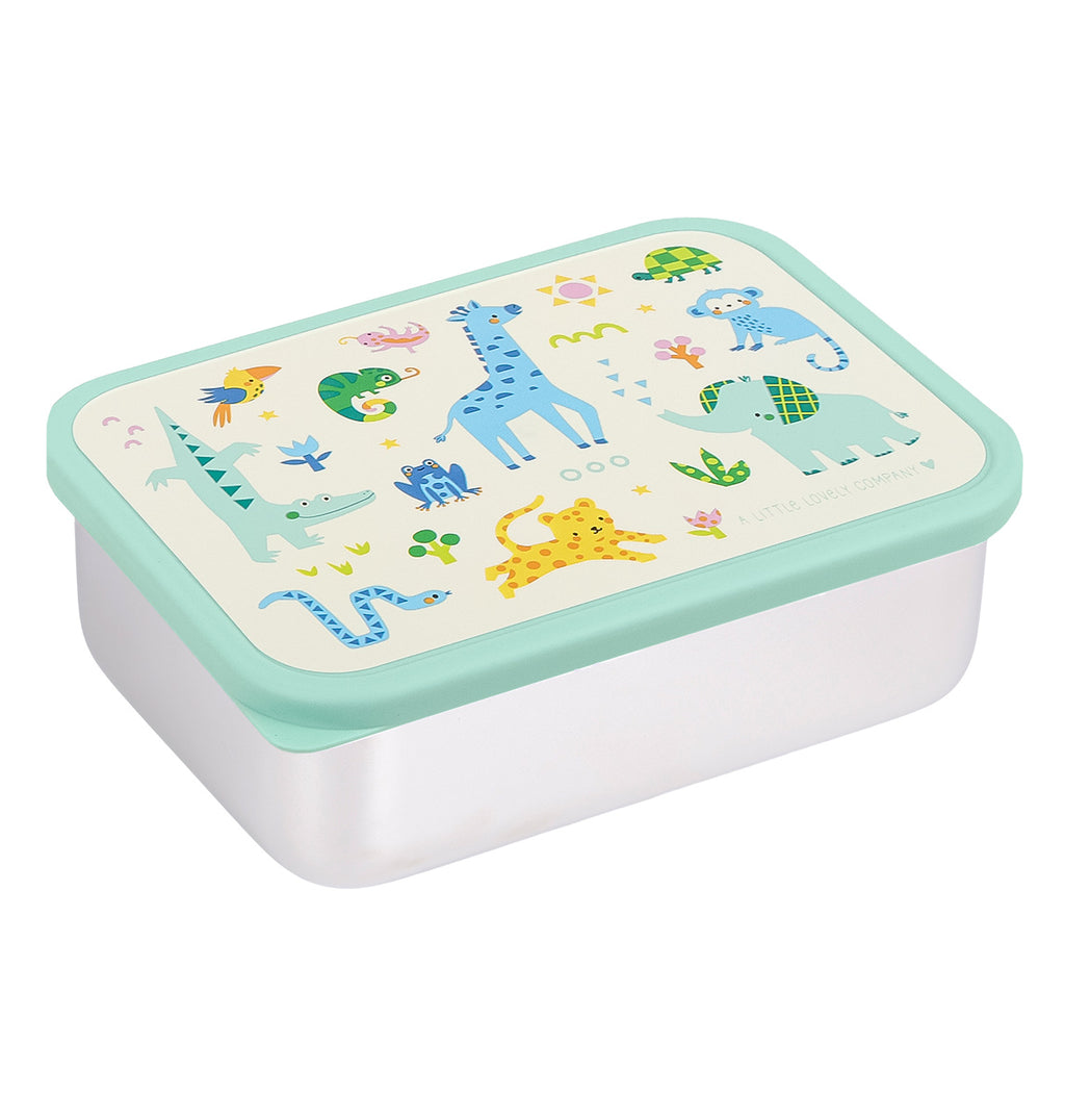 Stainless steel lunch box: Jungle