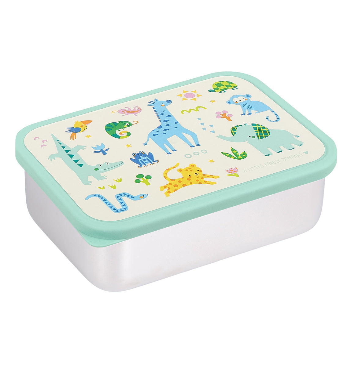 Stainless steel lunch box: Jungle