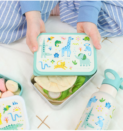 Stainless steel lunch box: Jungle