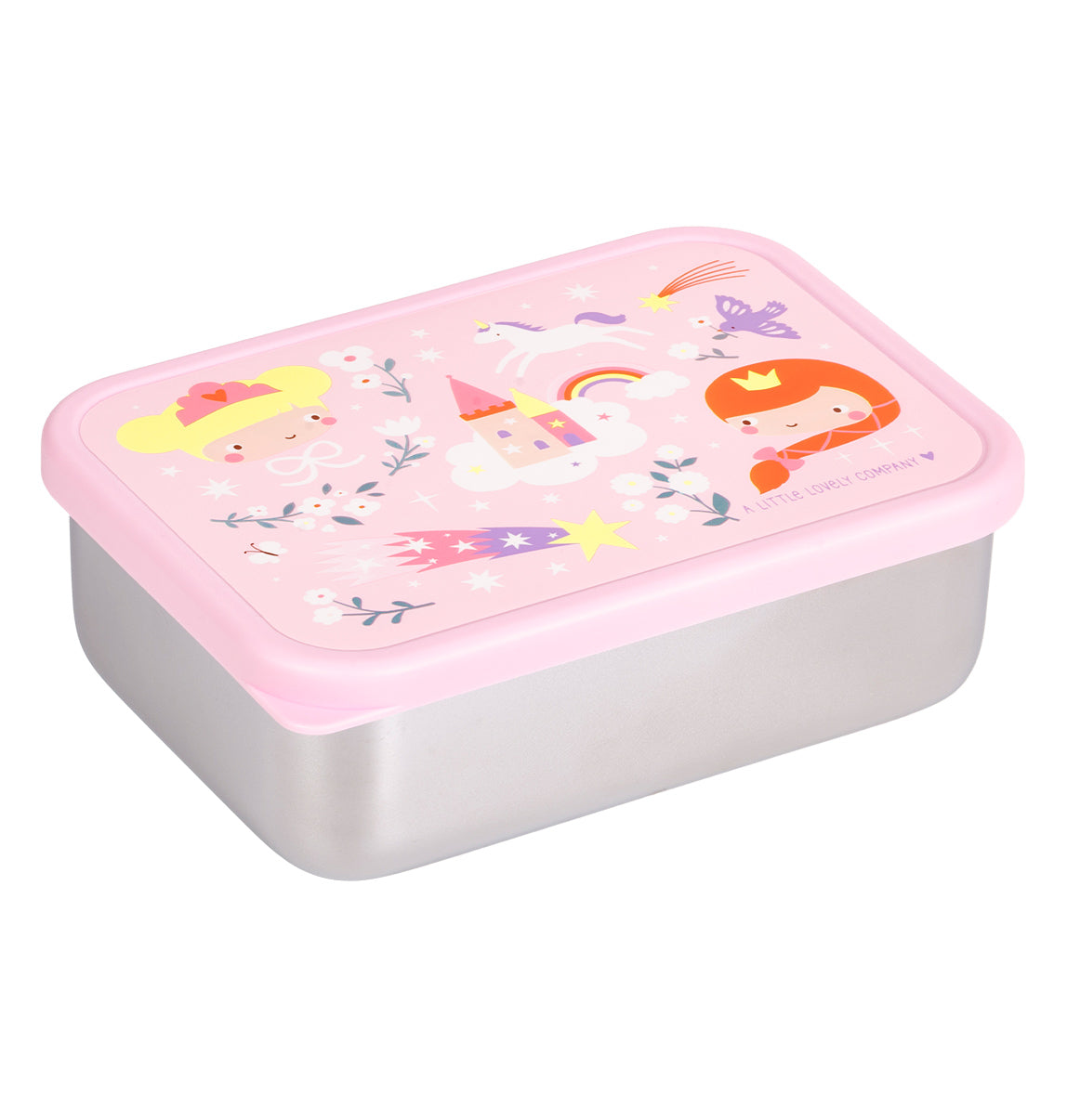 Stainless steel lunch box: Princesses