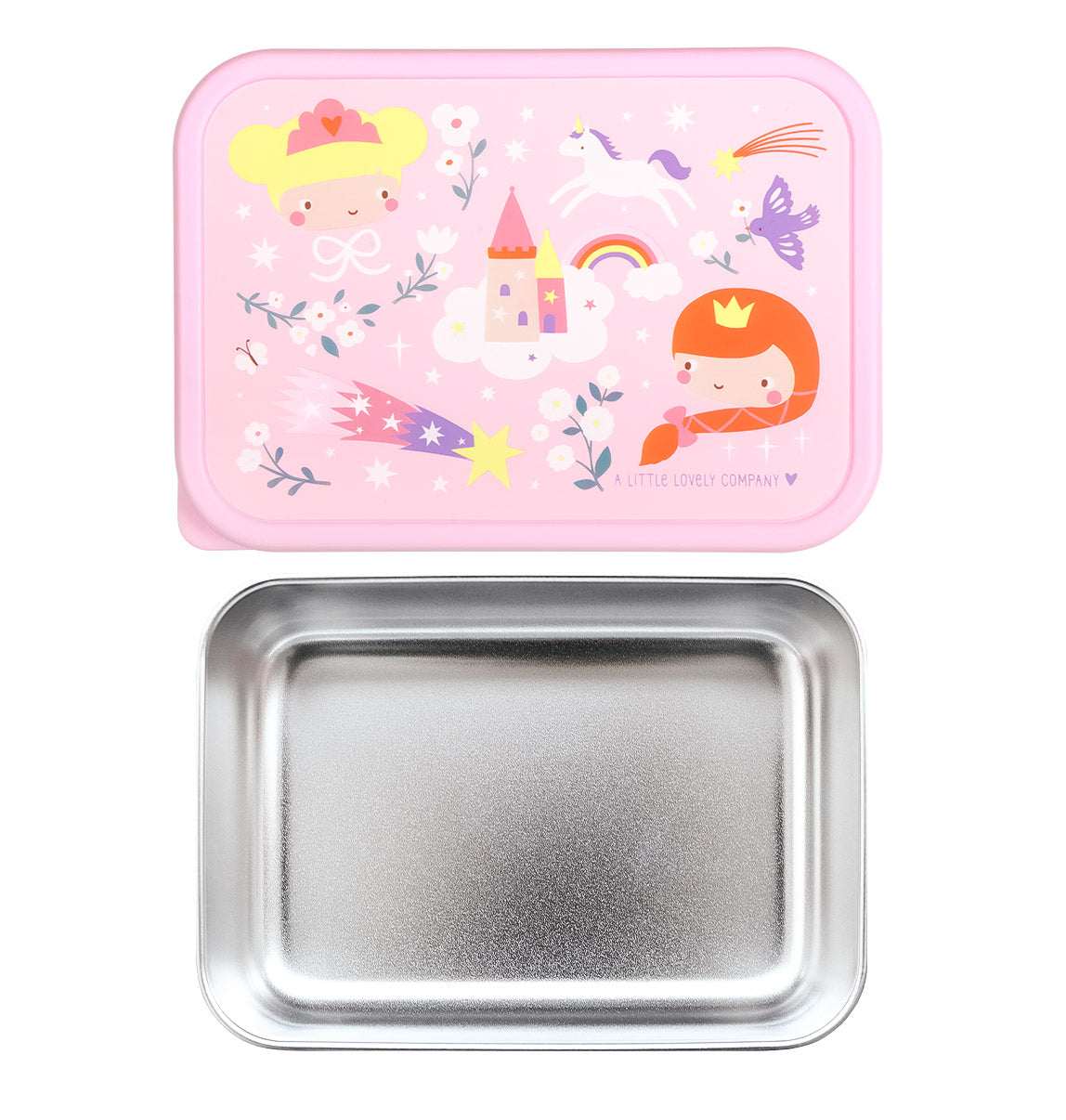 Stainless steel lunch box: Princesses
