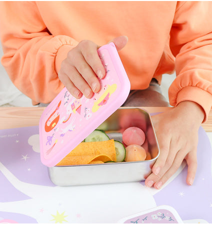 Stainless steel lunch box: Princesses