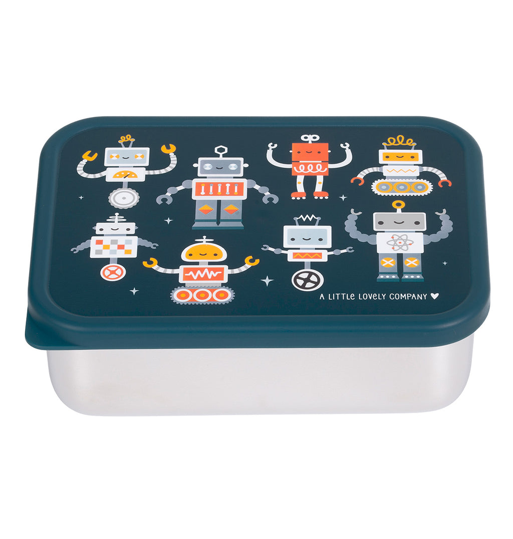 Stainless steel lunch box: Robots