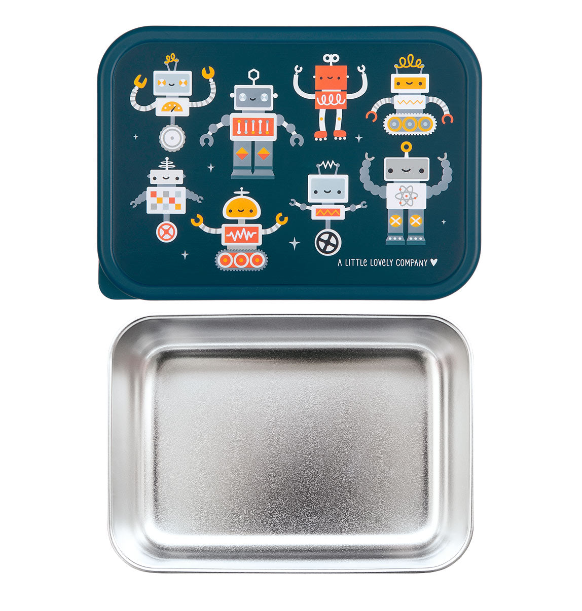 Stainless steel lunch box: Robots