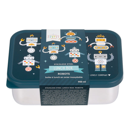 Stainless steel lunch box: Robots