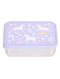 Stainless steel lunch box: Unicorn dreams