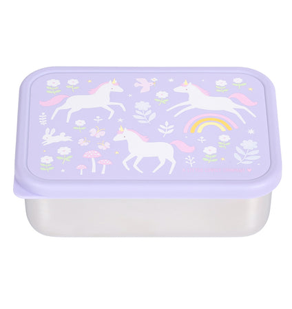 Stainless steel lunch box: Unicorn dreams
