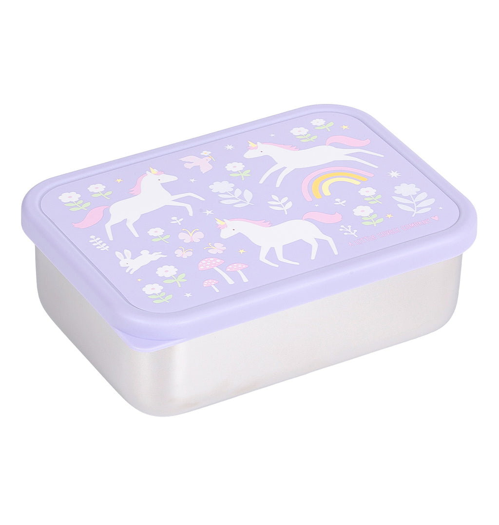 Stainless steel lunch box: Unicorn dreams