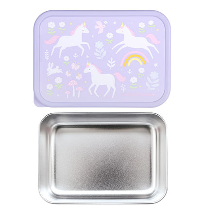 Stainless steel lunch box: Unicorn dreams