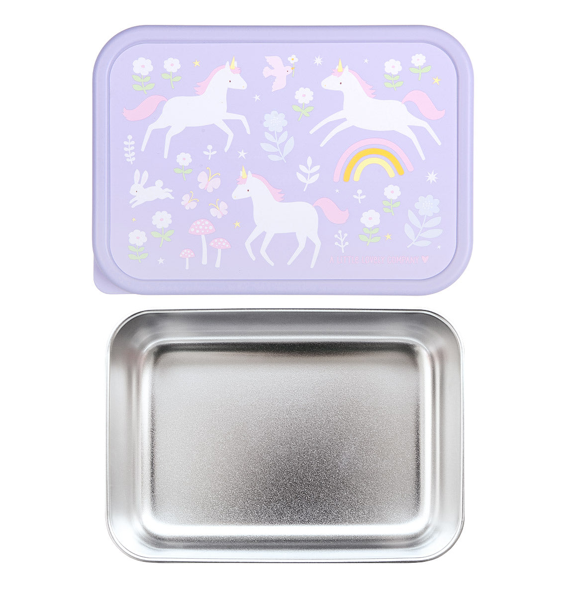 Stainless steel lunch box: Unicorn dreams