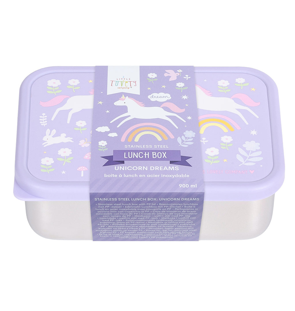 Stainless steel lunch box: Unicorn dreams