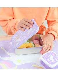 Stainless steel lunch box: Unicorn dreams