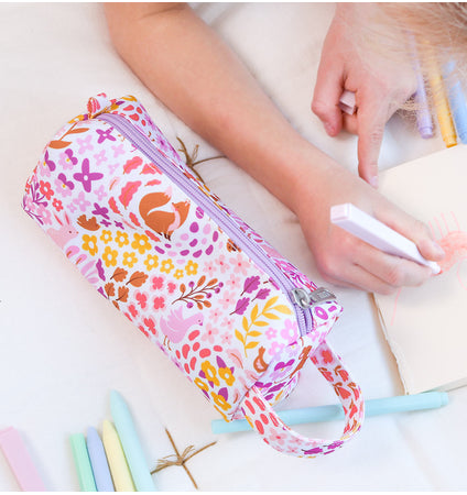 Pencil case: Flower garden 