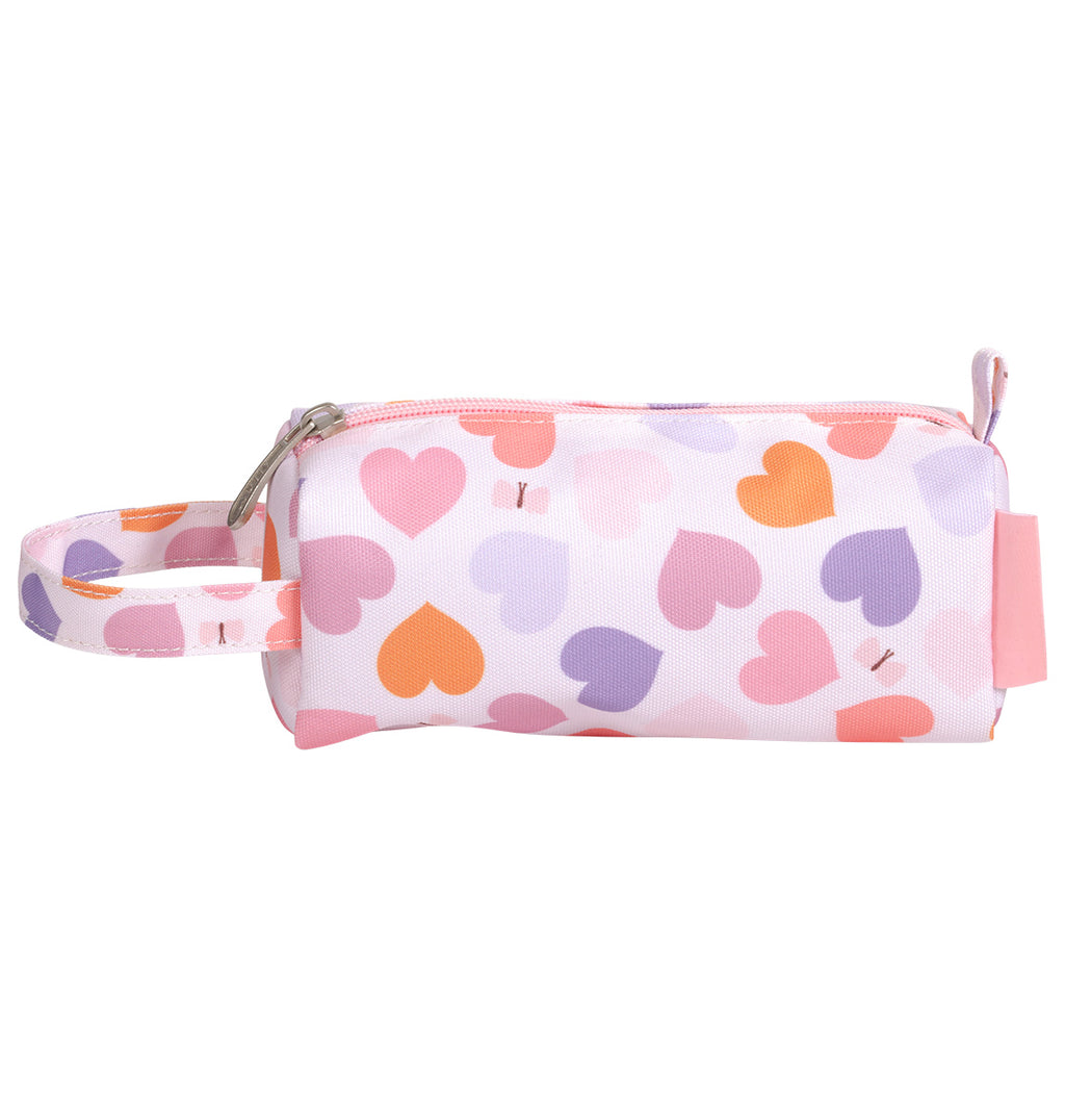Pencil case: Hearts
