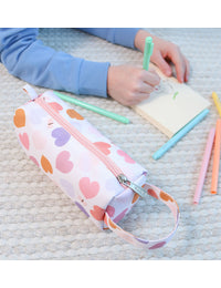 Pencil case: Hearts