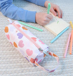 Pencil case: Hearts