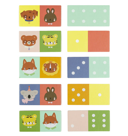 Domino game: Animal Friends