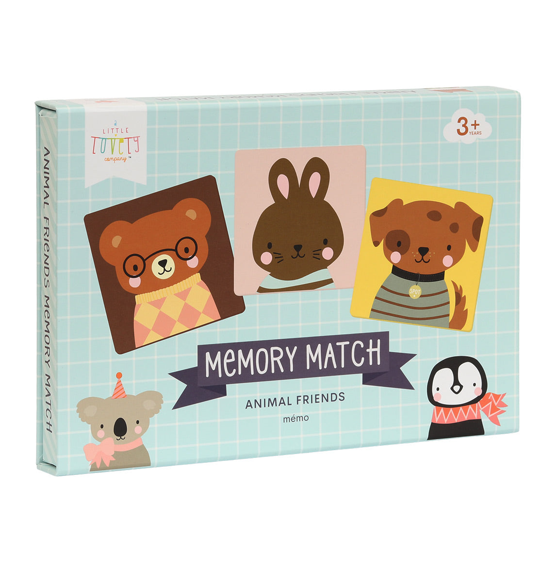 memorie match spelletje voor kinderen van a little lovely company