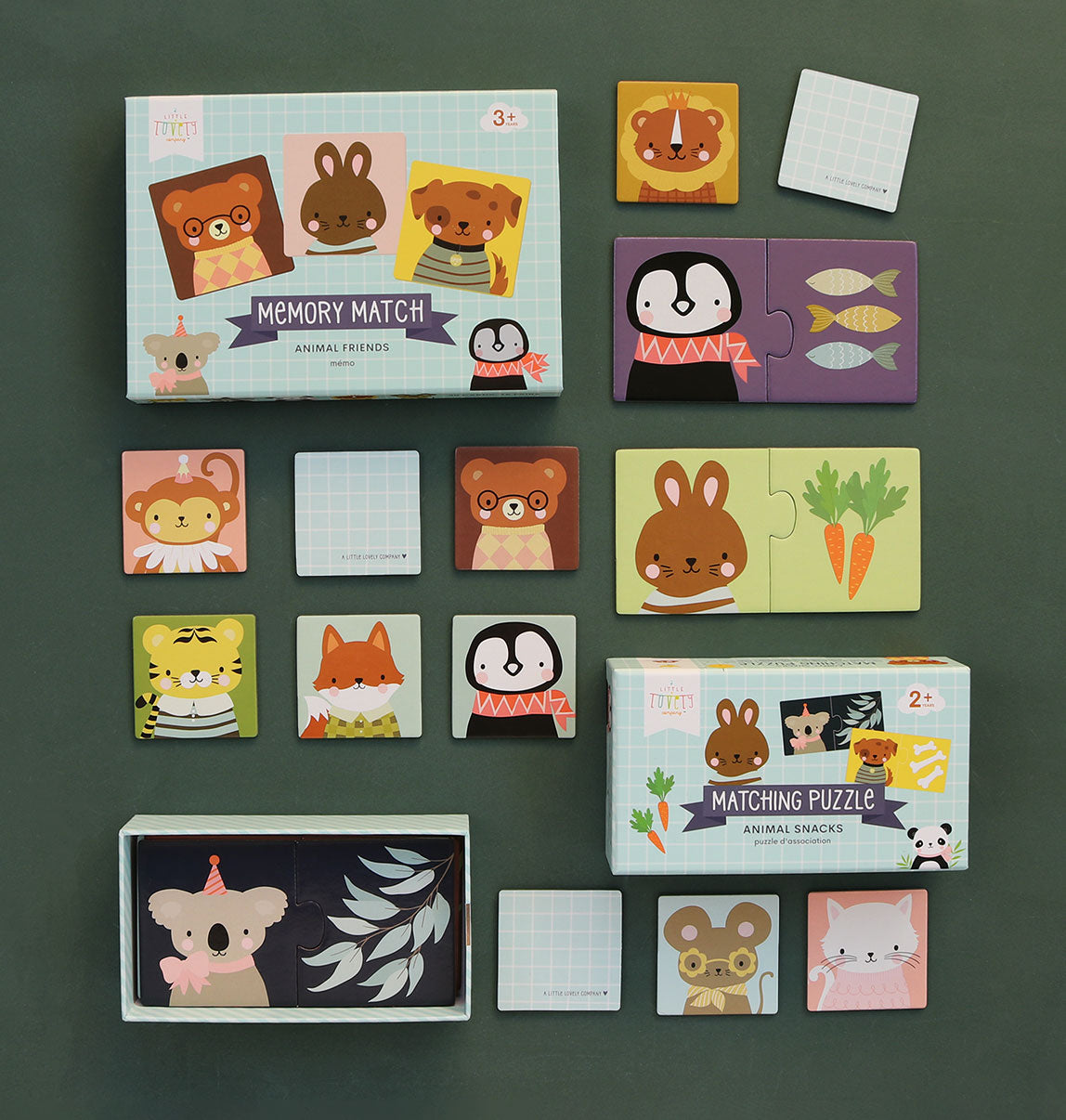 overzicht spelletjes a little lovely company dieren