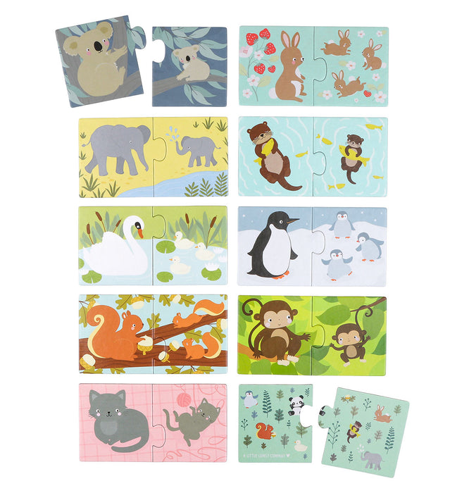 Matching puzzle: Animal Families