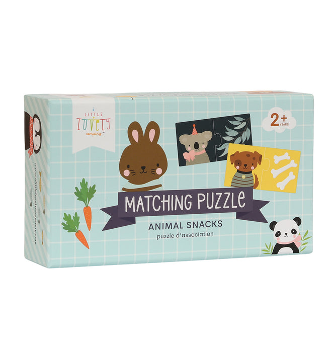 Matching puzzle: Animal snacks