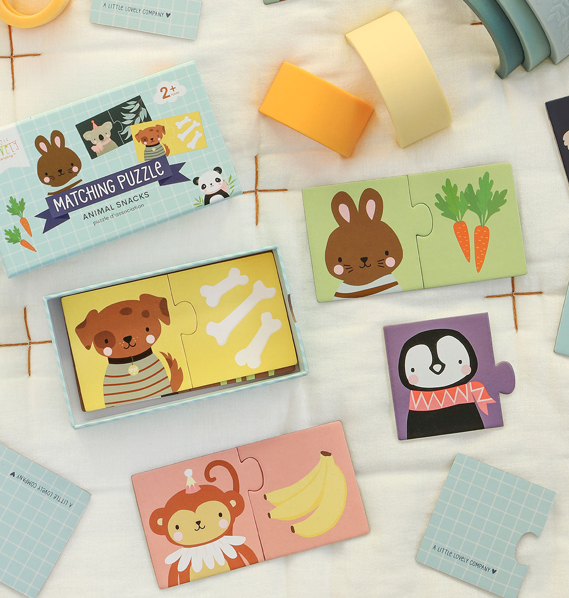 puzzel  met dieren voor kids van a little lovely company
