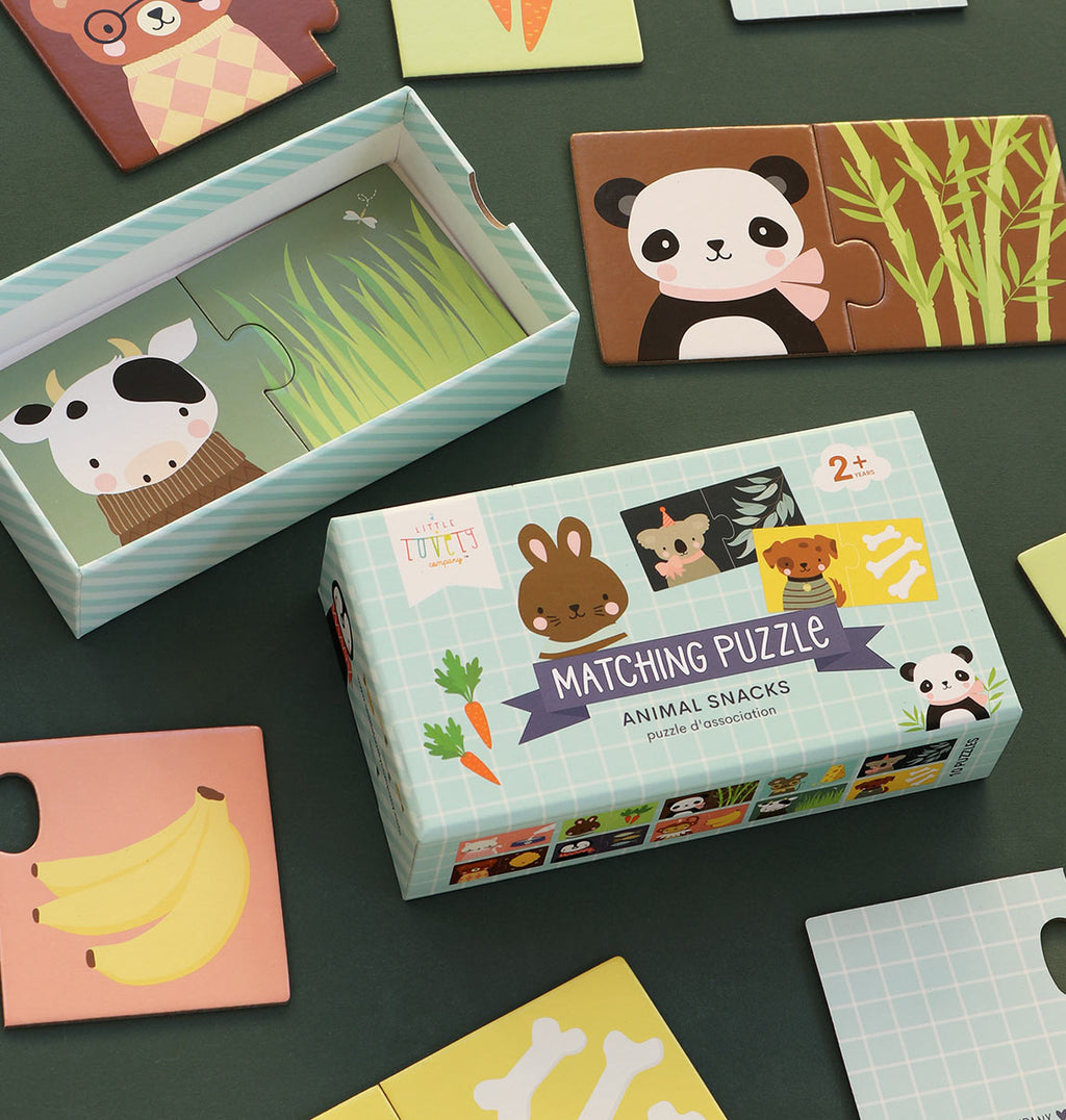 puzzel  met dieren voor kids van a little lovely company