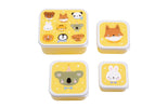 Lunch & snack box set: Animal friends