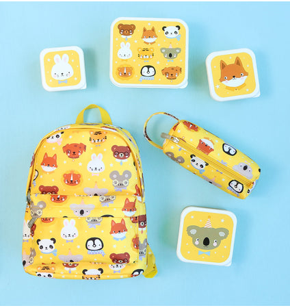Lunch & snack box set: Animal friends