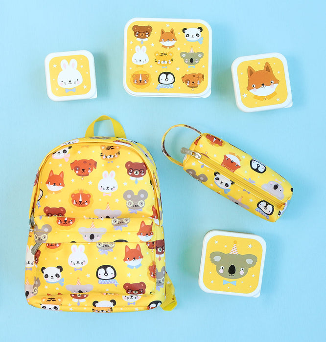 Lunch & snack box set: Animal friends