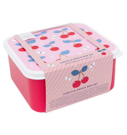 Lunch & snack box set: Cherries