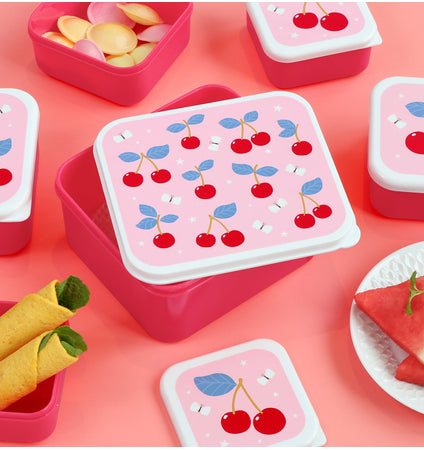 Lunch & snack box set: Cherries