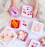 Lunch & snack box set: Flower garden 