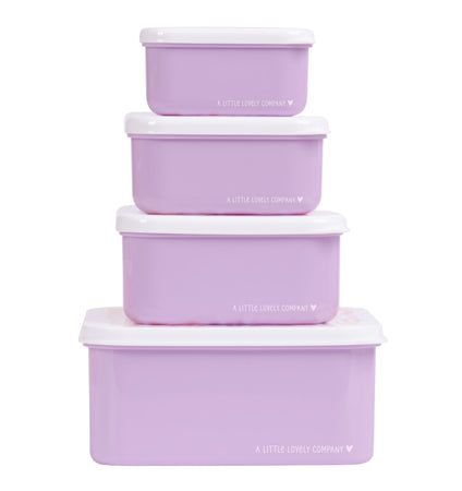 Lunch & snack box set: Flower garden 