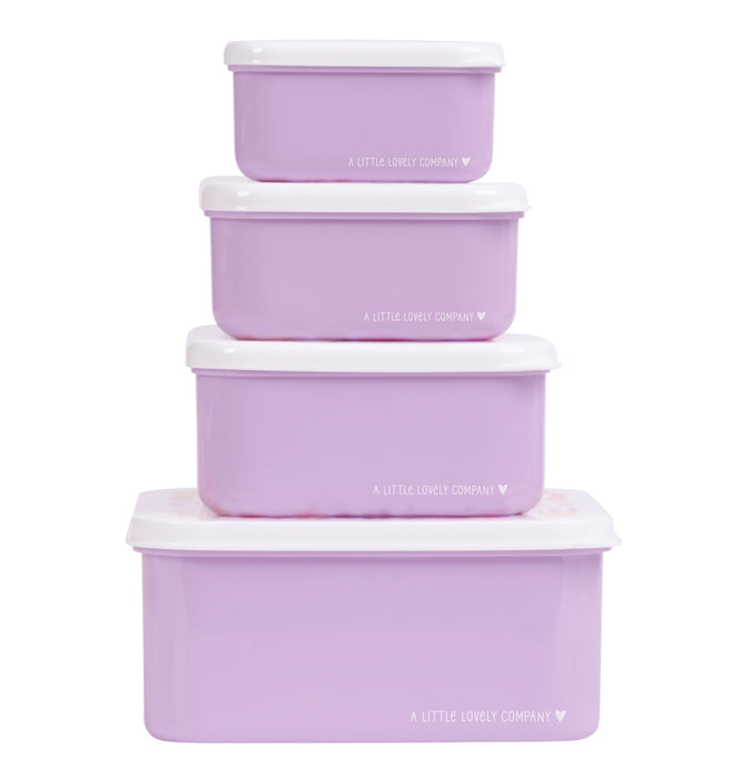 Lunch & snack box set: Flower garden 