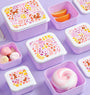 Lunch & snack box set: Flower garden 