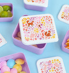 Lunch & snack box set: Flower garden 