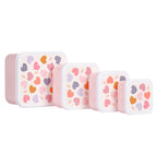 Lunch & snack box set: Hearts