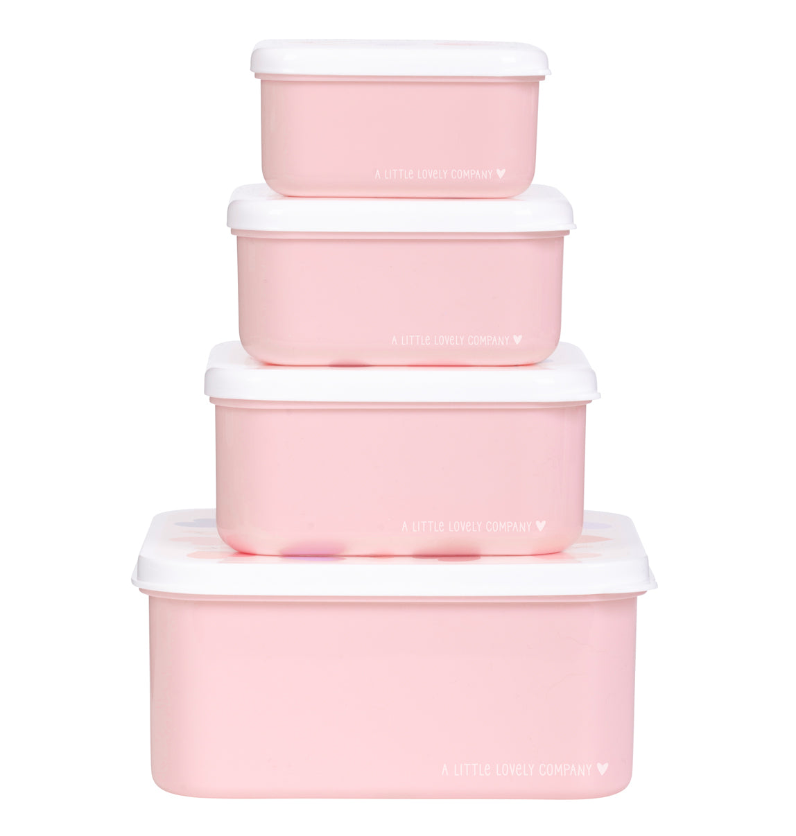 Lunch & snack box set: Hearts