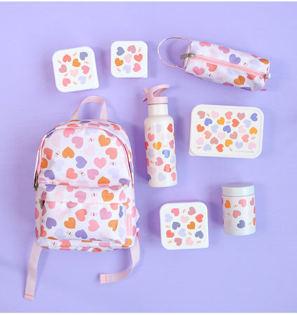 Lunch & snack box set: Hearts