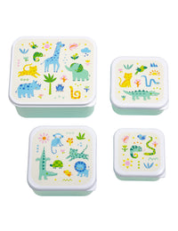 Lunch & snack box set: Jungle