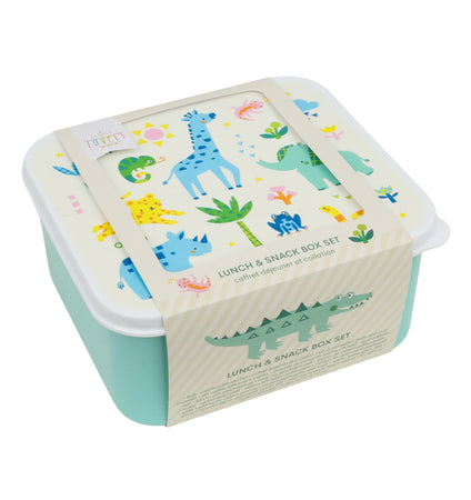 Lunch & snack box set: Jungle