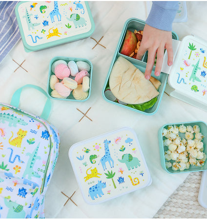 Lunch & snack box set: Jungle